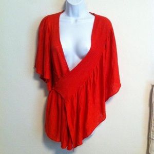 {Anthro} Moth “Taupo” Wrap Sweater